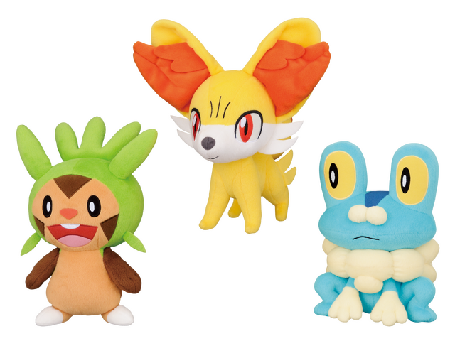 ポケモンセンター フォッコ ハリマロン ケロマツ フェイスクッション