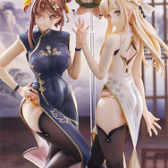 スリットから覗く太ももにくぎ付け！「ライザ＆クラウディア」チャイナ