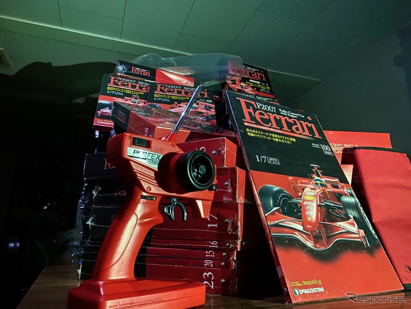 075【未組立】デアゴスティーニ 1/8 週刊 フェラーリ F2004 ラジコン