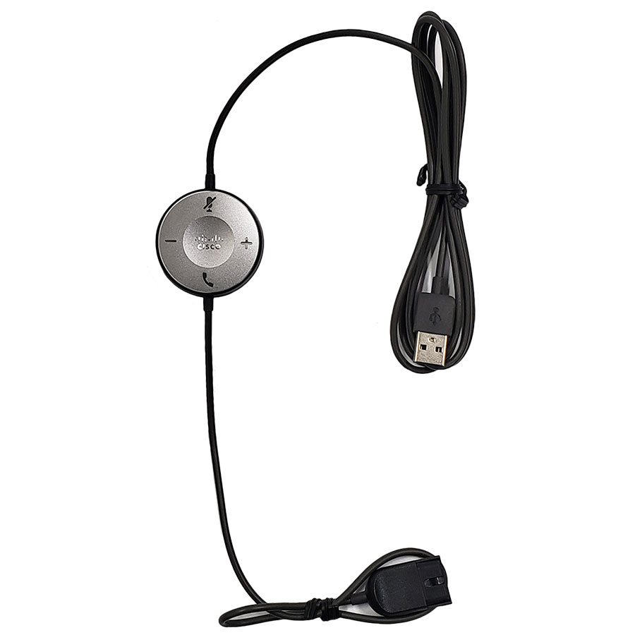 Cisco Headset 531 - Wired, Single, w/USB (CP-HS-W-531-USBA=)