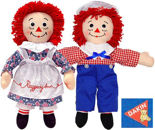 Dakin Raggedy Ann & Andy 17