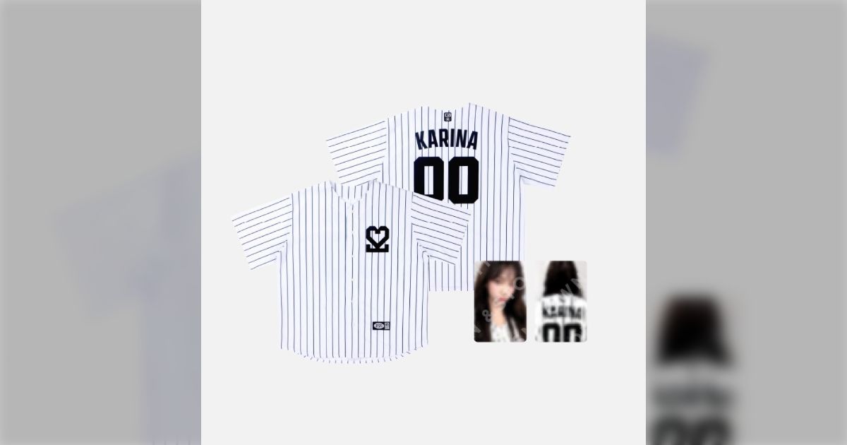 aespa カリナ ユニフォーム ベースボール トレカ