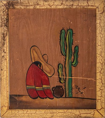 70s Mexican pair art