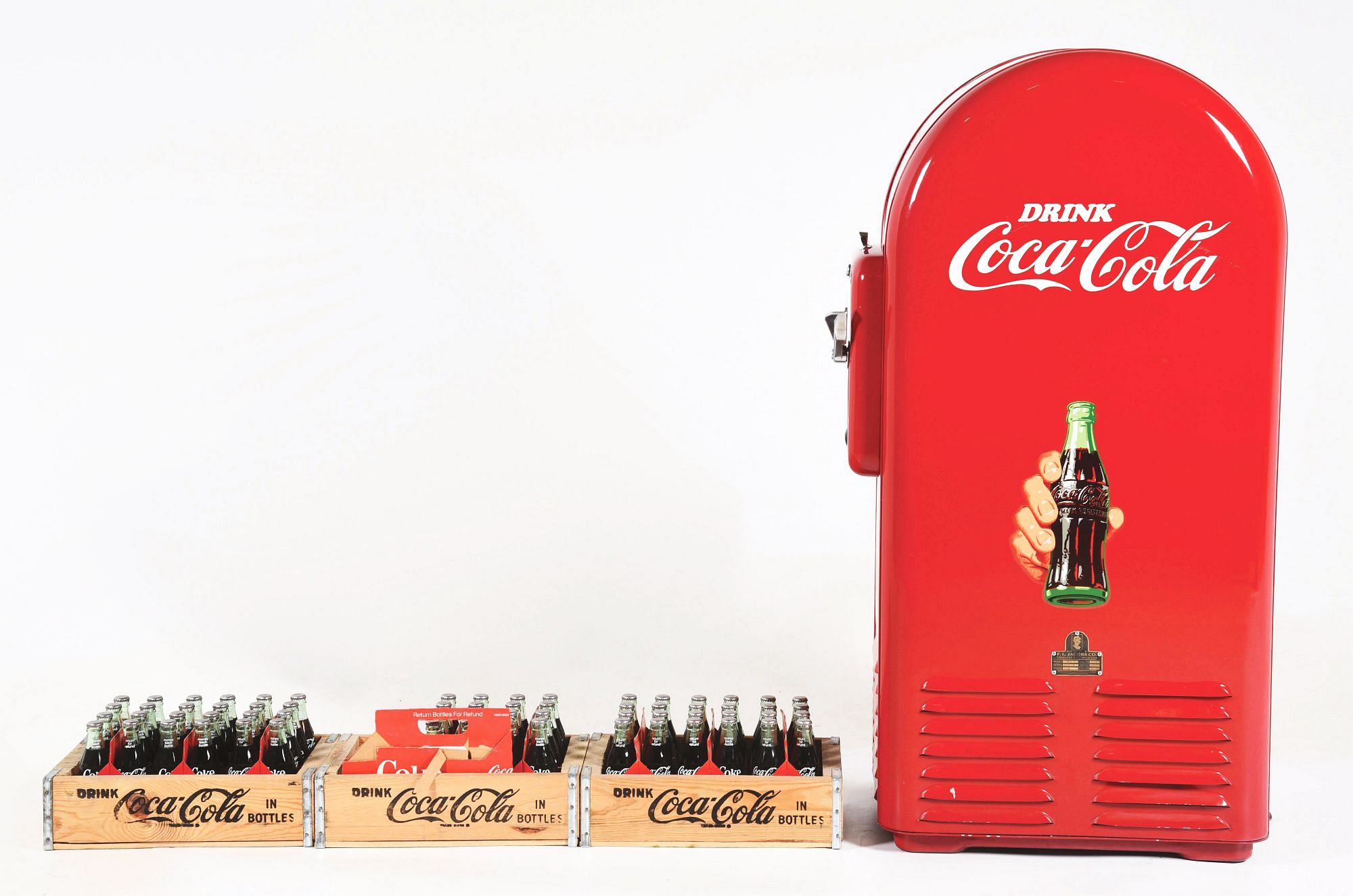 JACOBS MODEL 35 COCA-COLA VENDING MACHINE. sold at auction on 6th