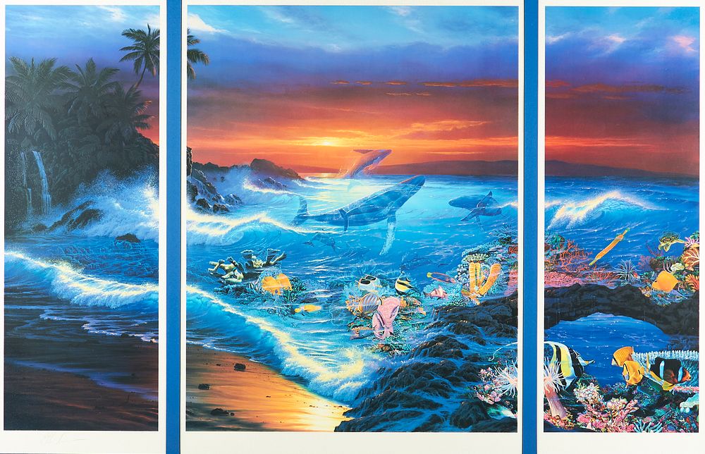 絵画 SEA VISION Christian Riese Lassen 1991 絵画 SEA VISION