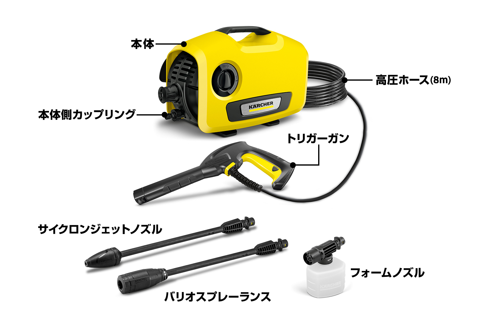 K 2 サイレント - 高圧洗浄機（家庭用） | ケルヒャー KARCHER 0家庭用