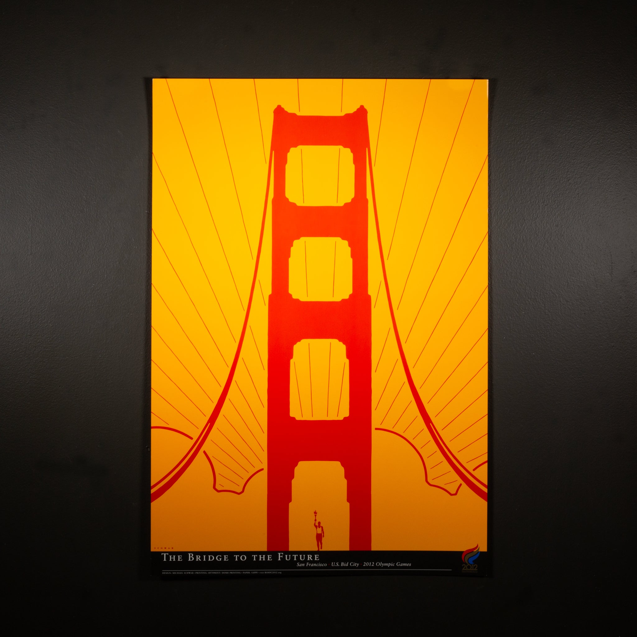 Original San Francisco Olympic Summer Games Poster, 2002 by