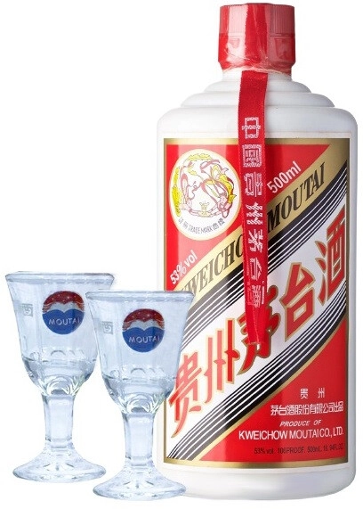 茅台酒2箱セット Kweichow Moutai 500mL 53% 茅台酒 Kweichow Moutai