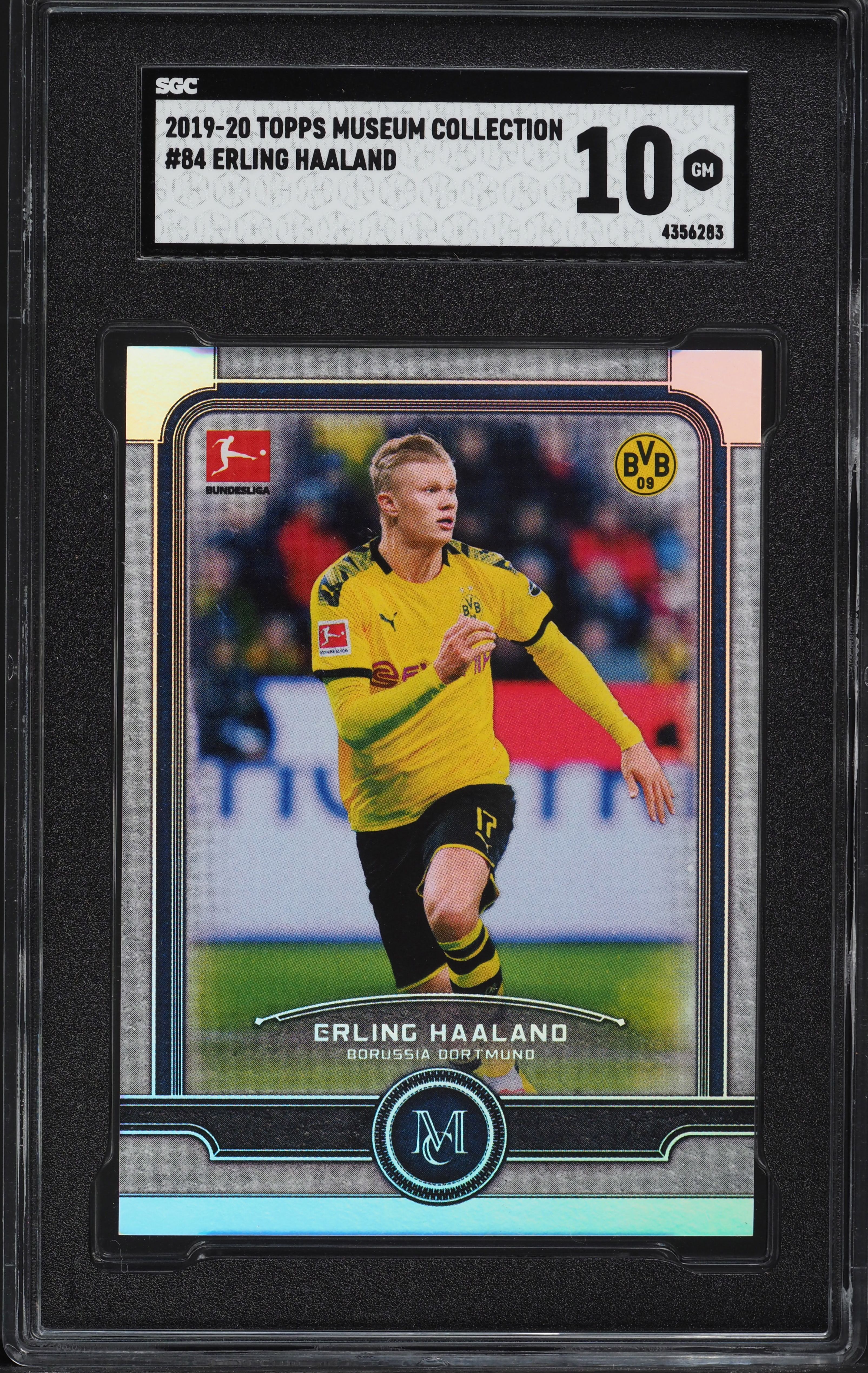 2019 Topps Museum Collection Bundesliga Erling Haaland ROOKIE #84