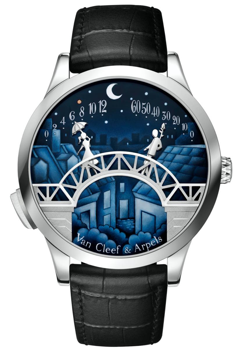 文字盤上でキス!?まるで舞台のような「ヴァン クリーフ＆アーペル