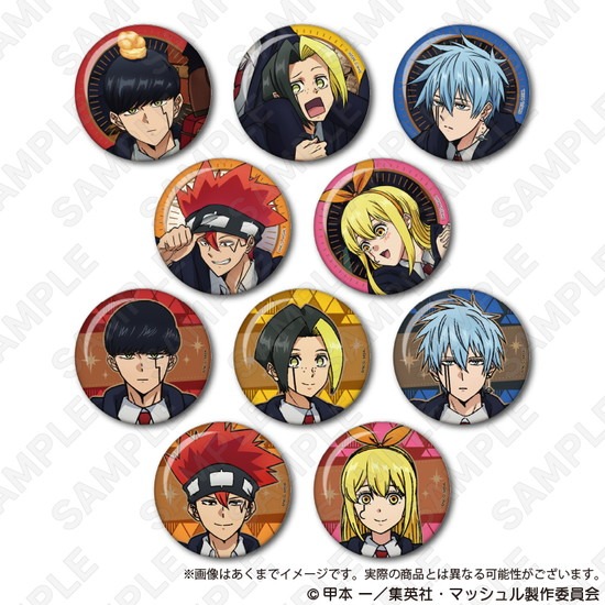 マッシュル ハンズ 缶バッジ ランス クラウン レイン エイムズ