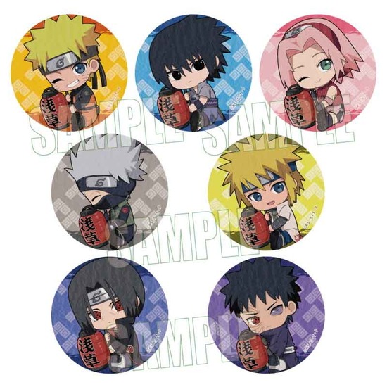 うちは イタチ 絆 NARUTO 箔押し 和紙 缶バッジ J-WORLD NARUTO J