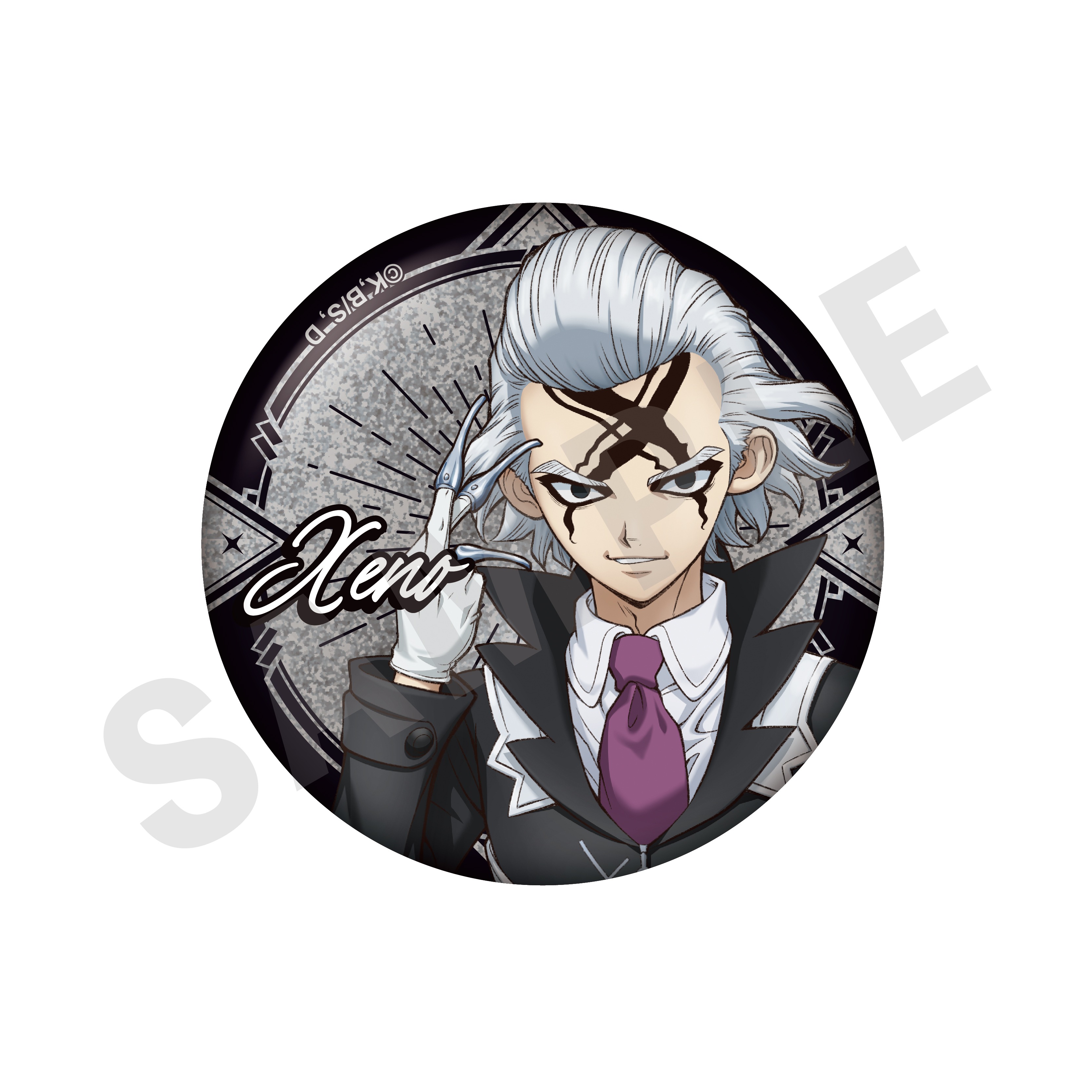 Dr.STONE トレーディンググリッター缶バッジ 8個入り1BOX｜ホビーの