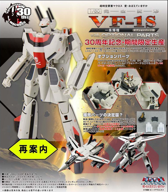 レア物！ やまと 超時空要塞マクロス 1/60 完全変形 VF-1S バルキリー