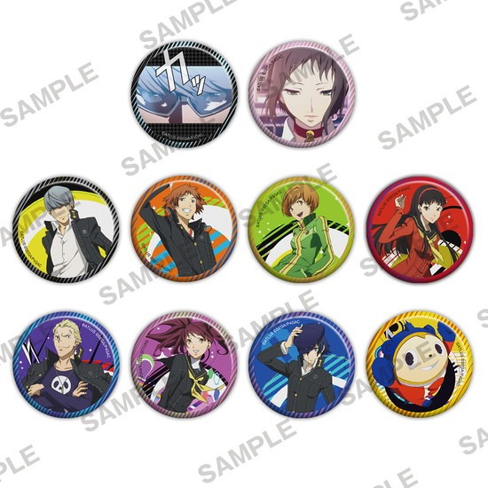 ペルソナ4 P4U2 缶バッジ(皆月翔) 5個セット