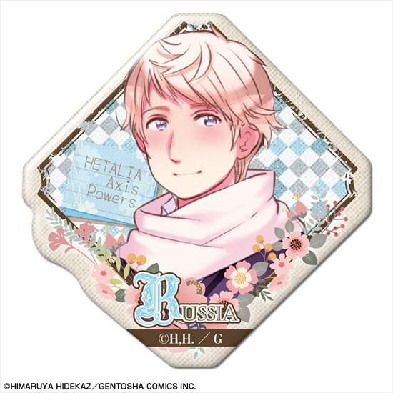 ヘタリア 日本 ぷくっとバッジ 学生風 未使用 XXXXX ヘタリア 学生風缶