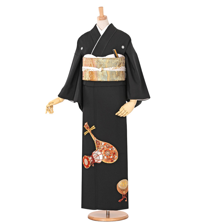 TAMA屋】全て正絹全て黒留袖 全て刺繍入り 刺繍 まとめ5点 TM1874 総