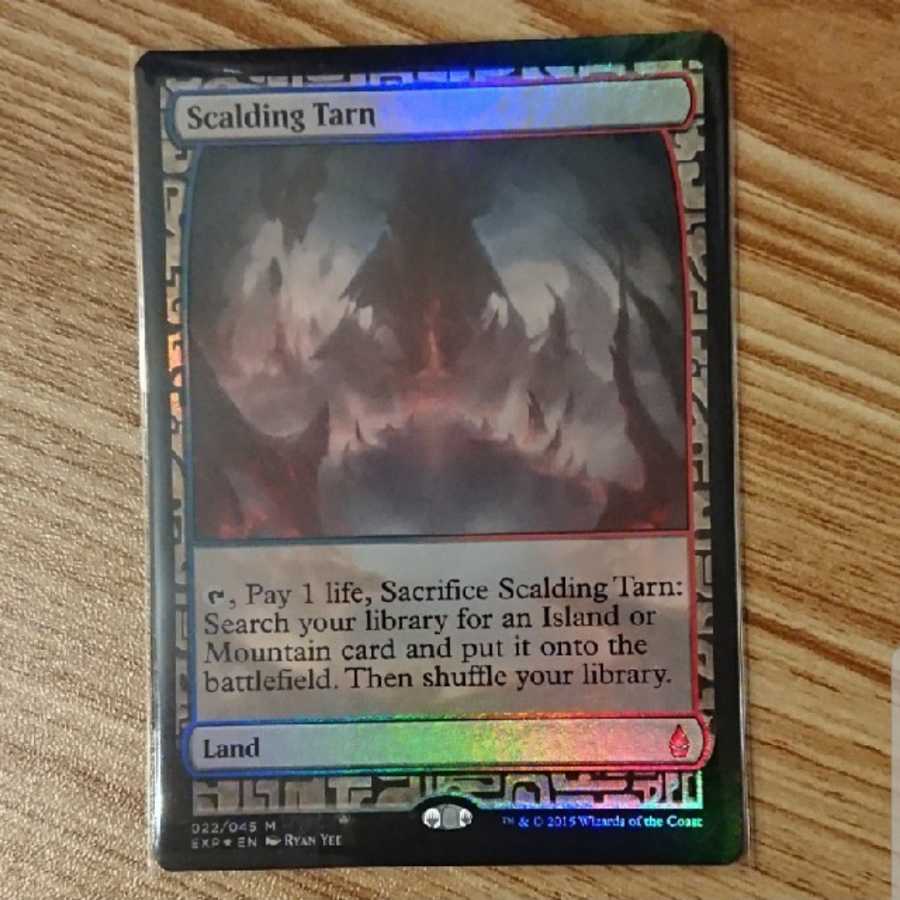 MTG 沸騰する小湖 エクスペディション 英語 foil 4枚セット 沸騰する小湖