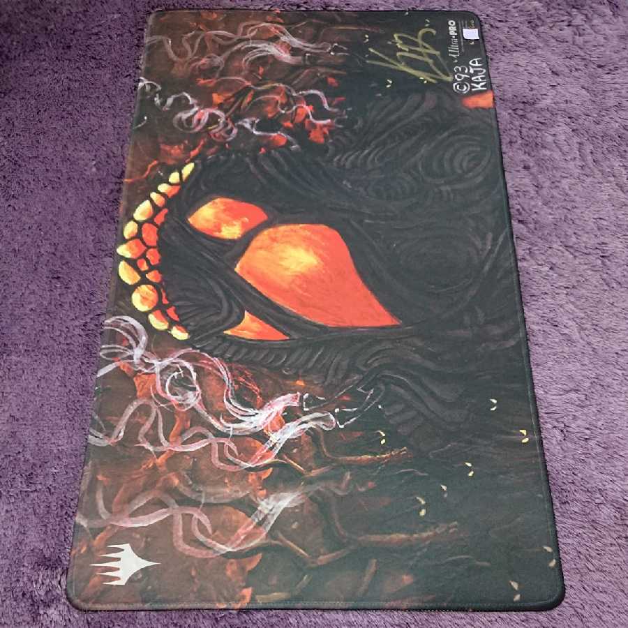 MTG プレイマット Mishra's Workshop シリアル・サイン入り Mishra's