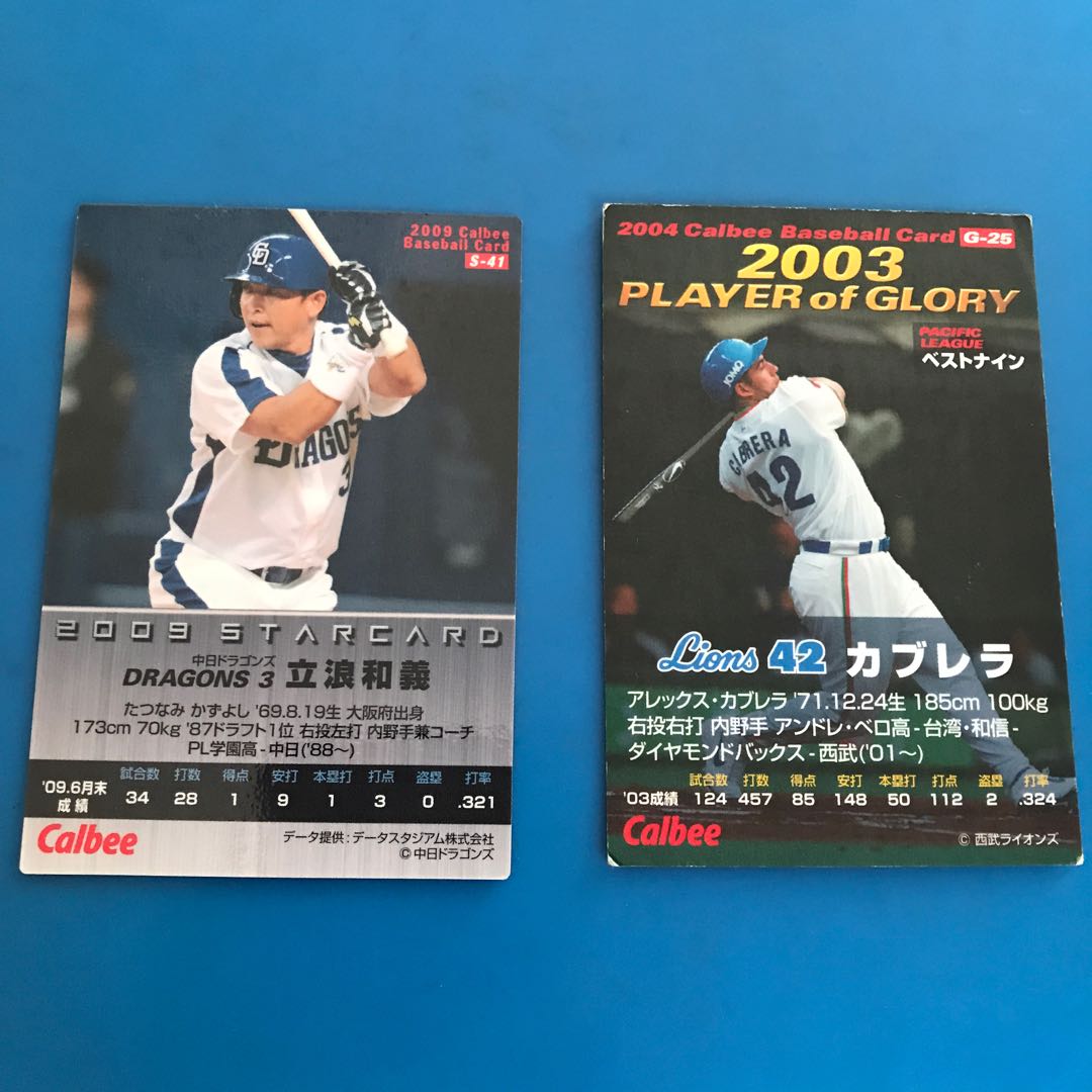 立浪 カブレラ プロ野球チップス キラ 1枚の通販 遊戯王博士