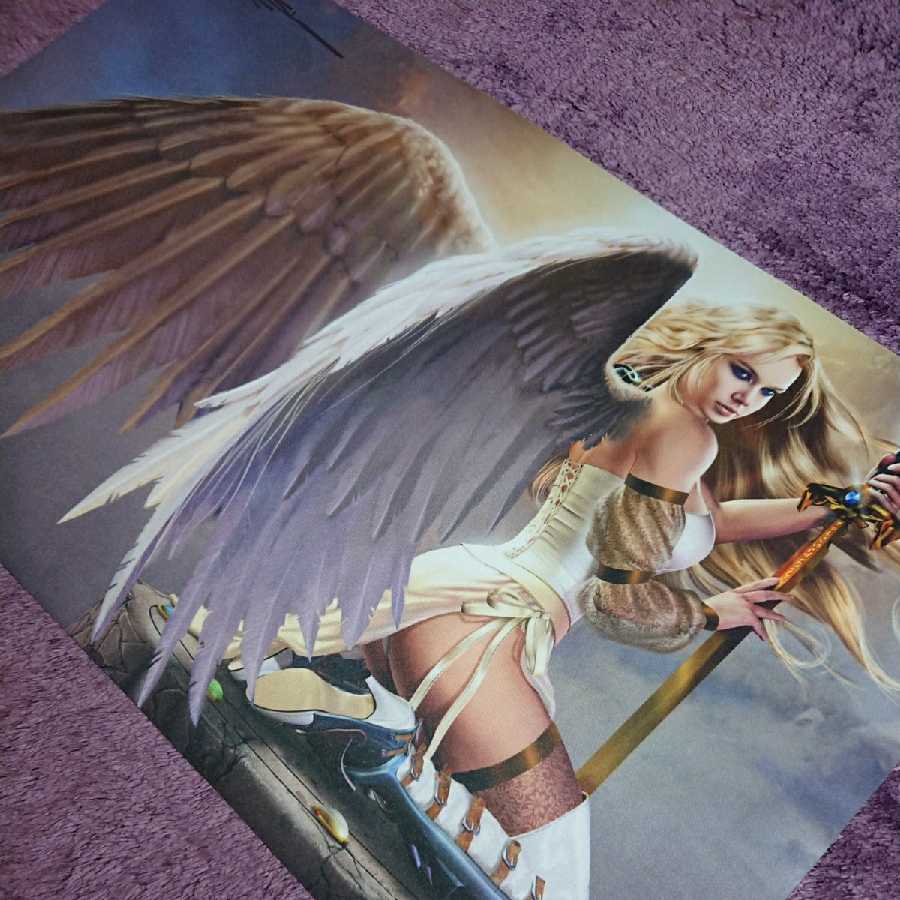 MTG セラの天使 プレイマット サイン入り シリアルナンバー MTG セラの