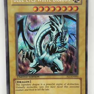 遊戯王 英語 青眼の白龍 シークレット FL1 ブルーアイズ EX 1枚の通販
