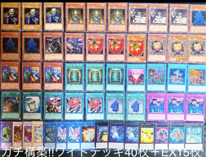 遊戯王 本格構築ワイトデッキ60枚＋EX15枚＋α 遊戯王 本格構築ワイト