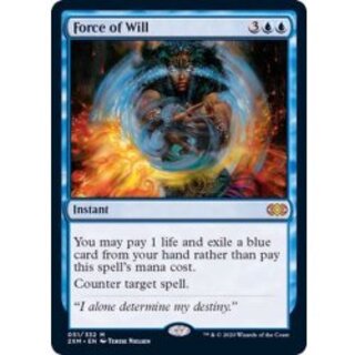 意志の力 foil へたくそウィル 340 2XM 意志の力 MTG - Double Masters