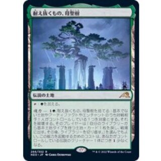 MTG 耐え抜くもの、母聖樹 ボーダーレスfoil 日本語 Foil】(412