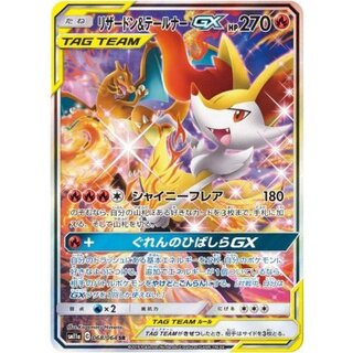 リザードン＆テールナーGX SR PSA10 PSA10鑑定済〕リザードン
