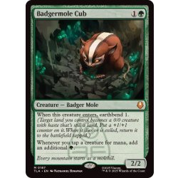 MTG アナグマモグラの仔/Badgermole Cub 通常 英語1枚】 FOIL)アナグマ