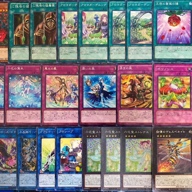 遊戯王 六花 本格構築デッキ スリーブセット 遊戯王 本格構築 【アロマ