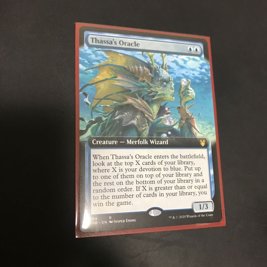 タッサの神託者 拡張アート Foil 初版 タッサ の 神託 者