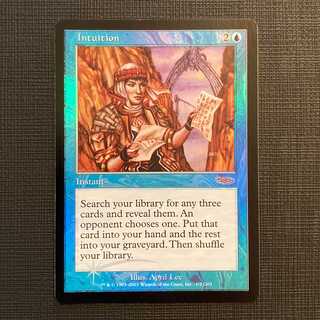 直観 mtg再録禁止 直観/Intuition TMP JP 再録禁止 MTG