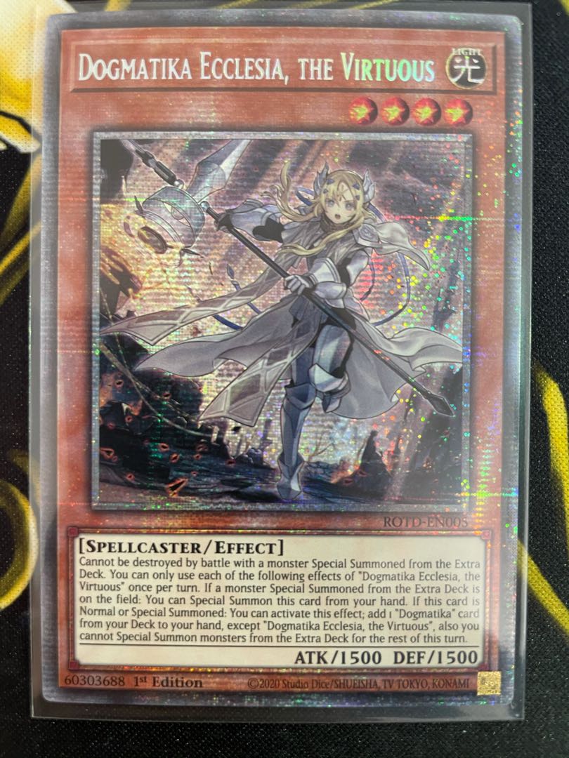 教導の聖女エクレシア スターライトレア 1st 遊戯王 北米版 英語版 1枚