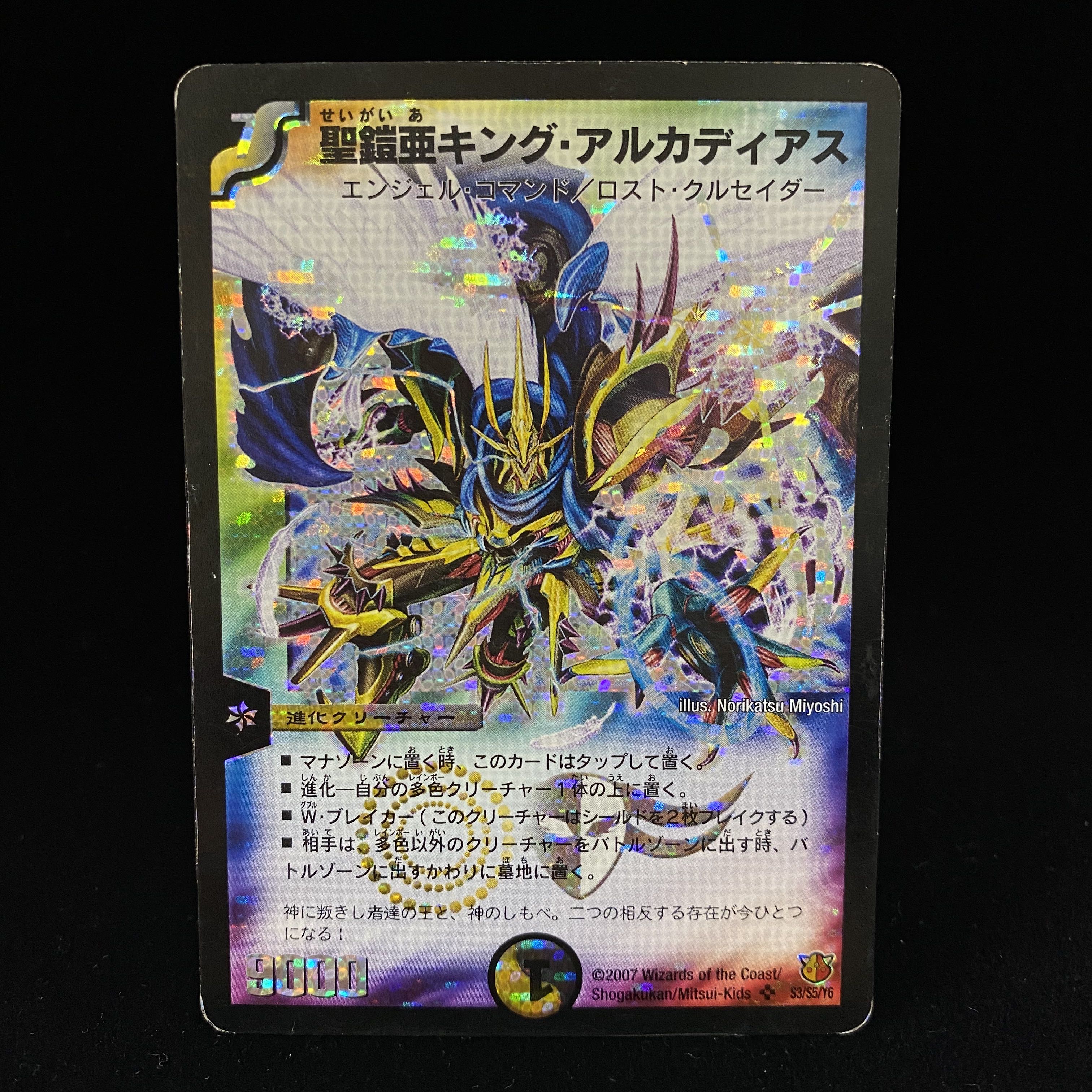 デュエマ 聖鎧亜キングアルカディアス シークレット 聖鎧亜キング