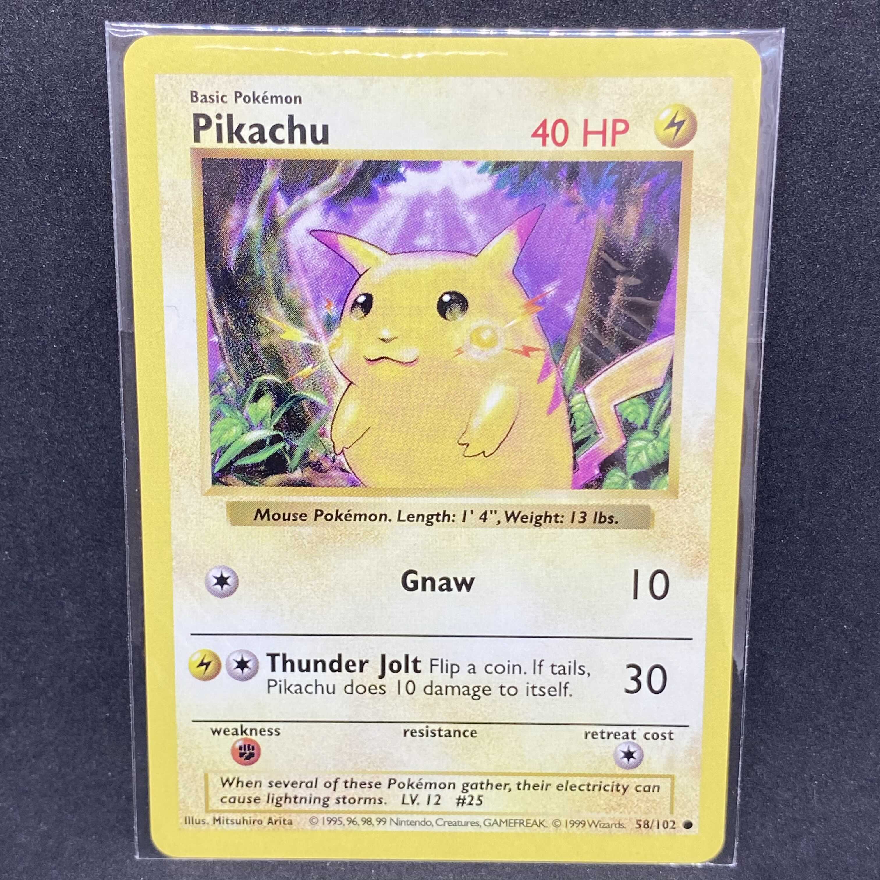 ポケモンカード 旧裏 英語版 海外 ピカチュウ 4枚 ポケモンカード