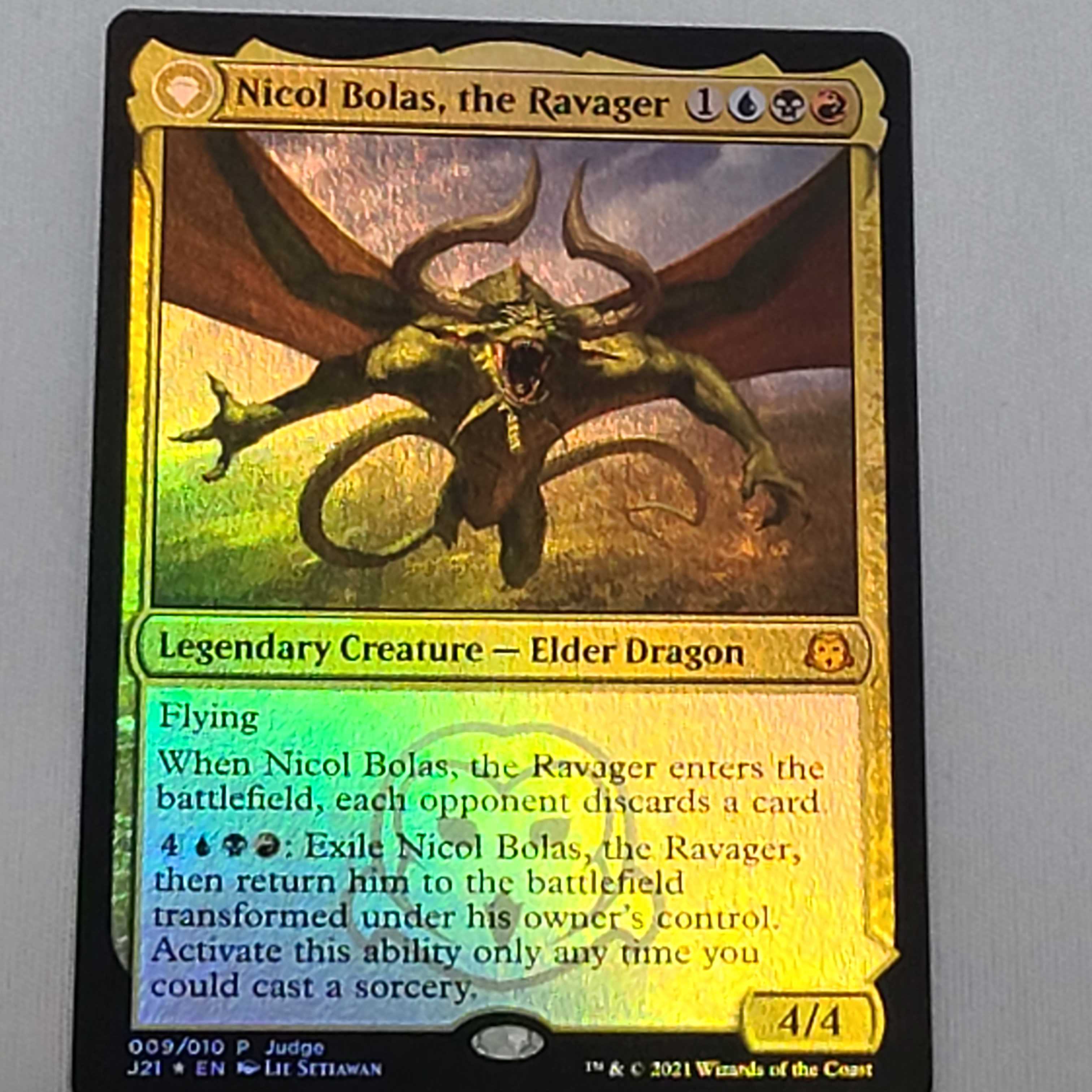 PSA10 MTG foil 破滅の龍、ニコル・ボーラス MTG 破滅の龍、ニコル