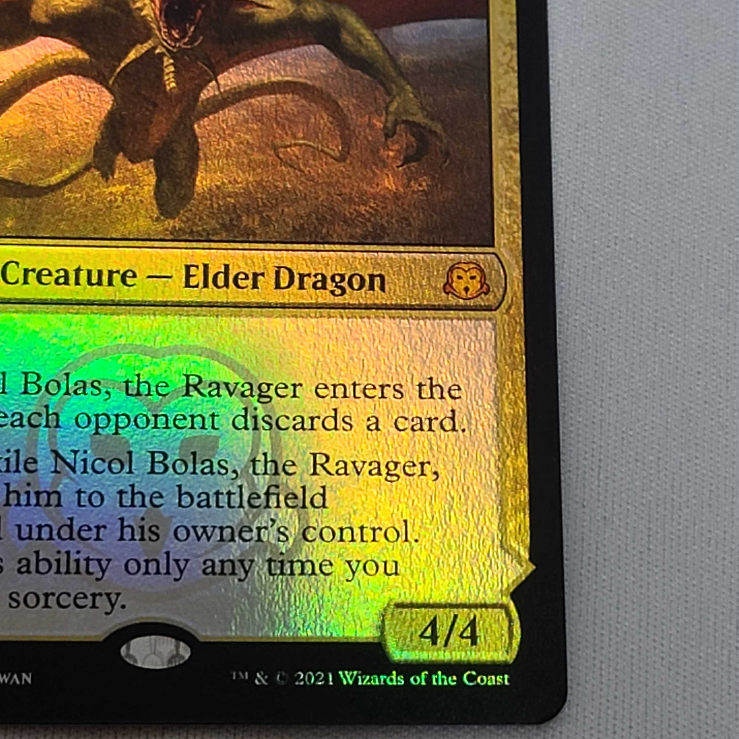 PSA10 MTG foil 破滅の龍、ニコル・ボーラス 破滅の龍、ニコル