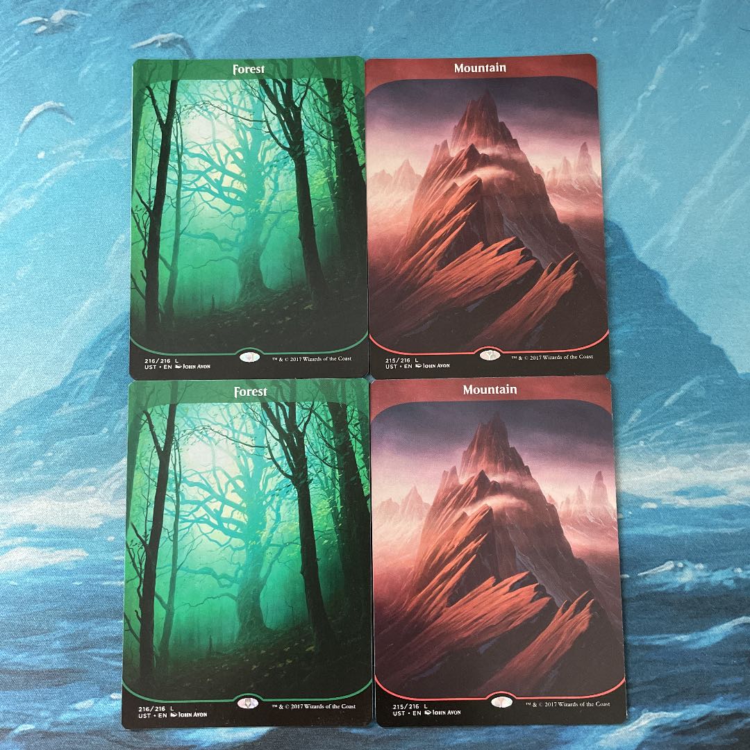 mtg 小型プレイマット 山 unstable UST アンステーブル MTG, マジック