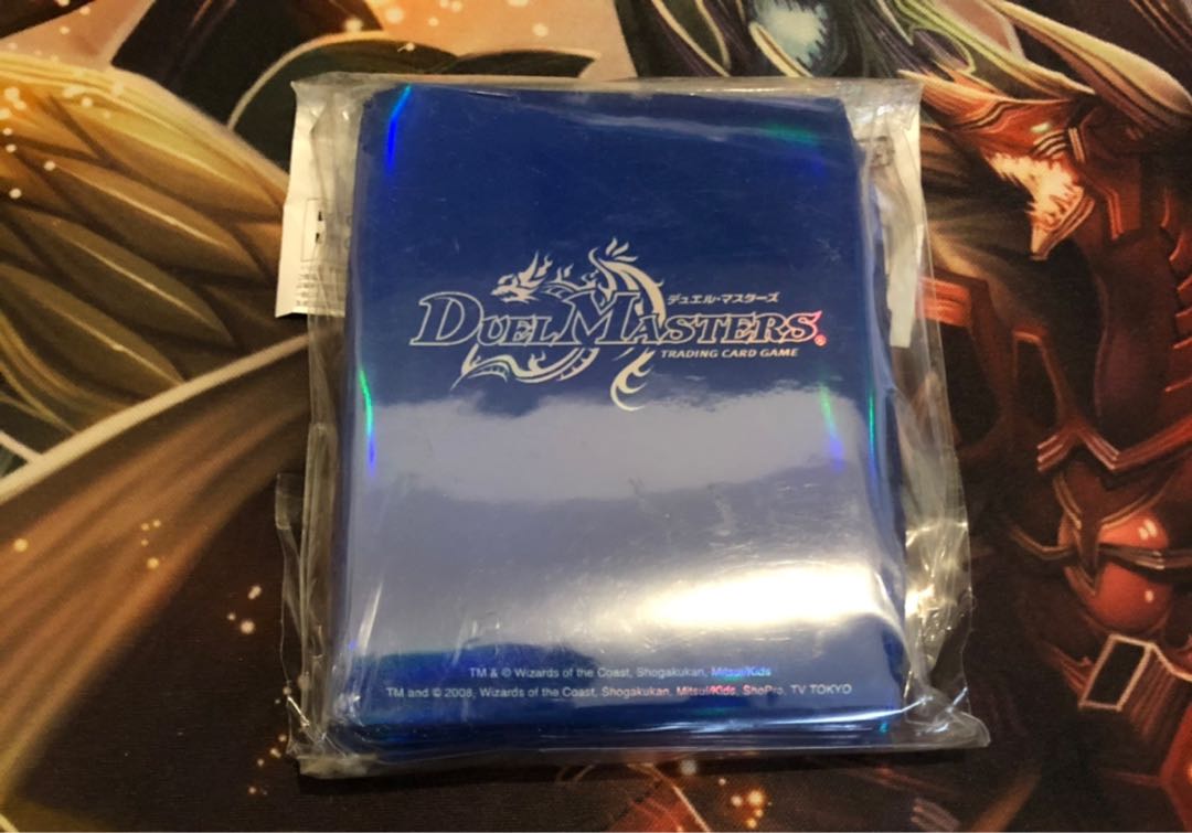 デュエル・マスターズ 韓国版 スリーブ 青 50枚 未開封 デュエル
