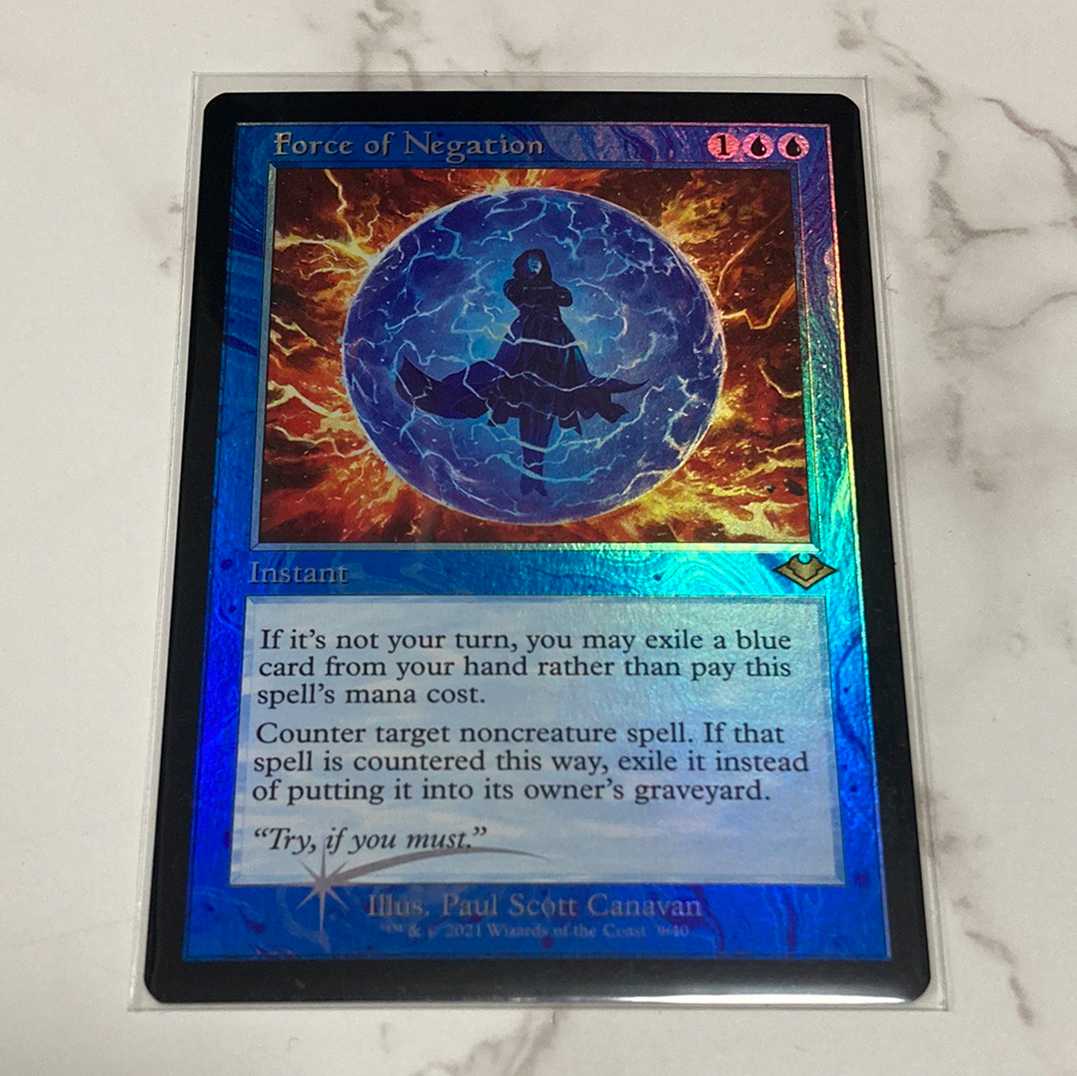 MTG 否定の力 拡張foil MTG 旧枠・Foil 否定の力/Force of Negation