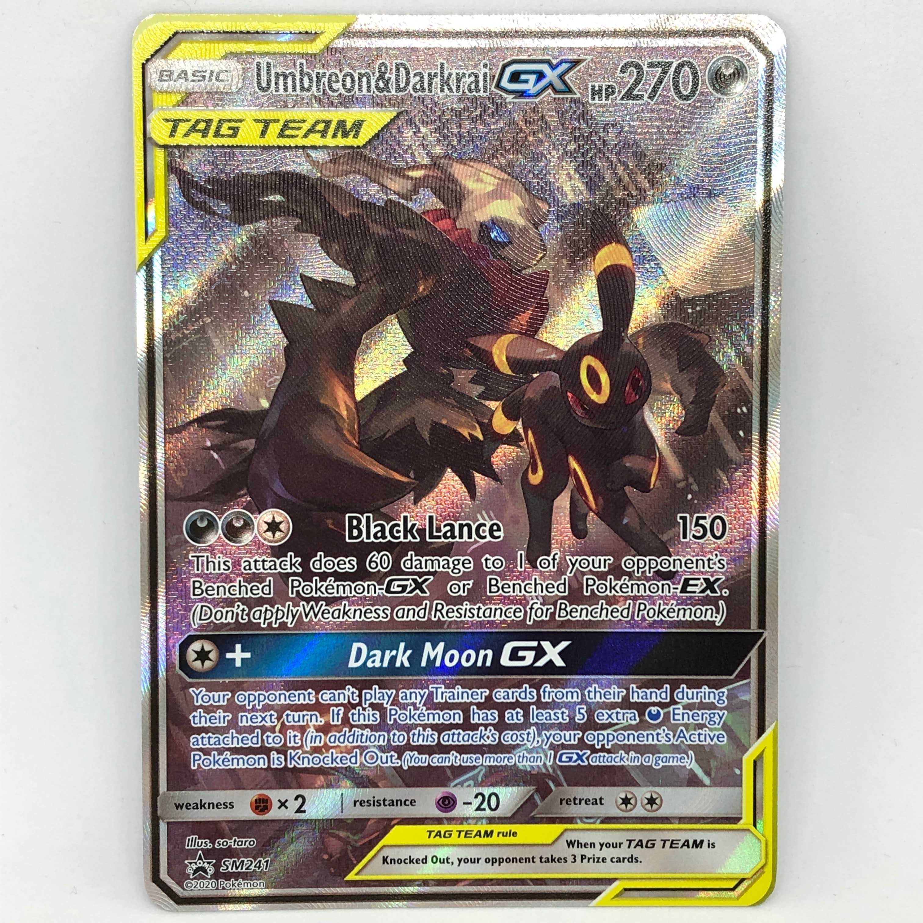 ブラッキー＆ダークライGX SR SM12a TAG TEAM GXタッグオー