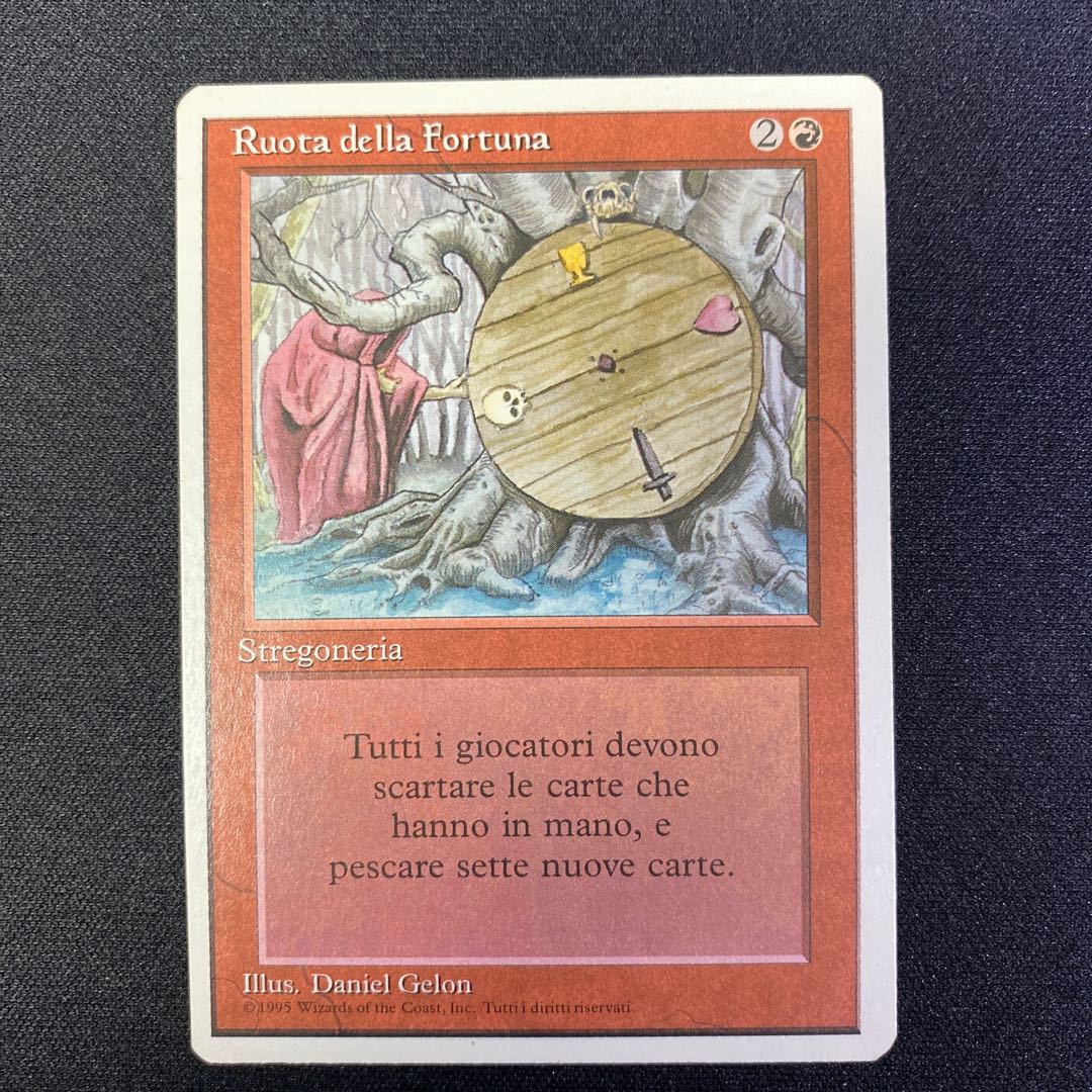 MTG Wheel of fortune イタリア語版 1枚 MTG Wheel of fortune