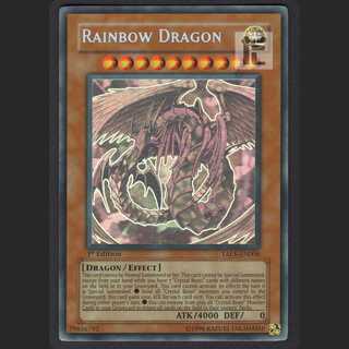 遊戯王 究極宝玉神レインボードラゴン ホロ ゴースト 英語 1st 遊戯王
