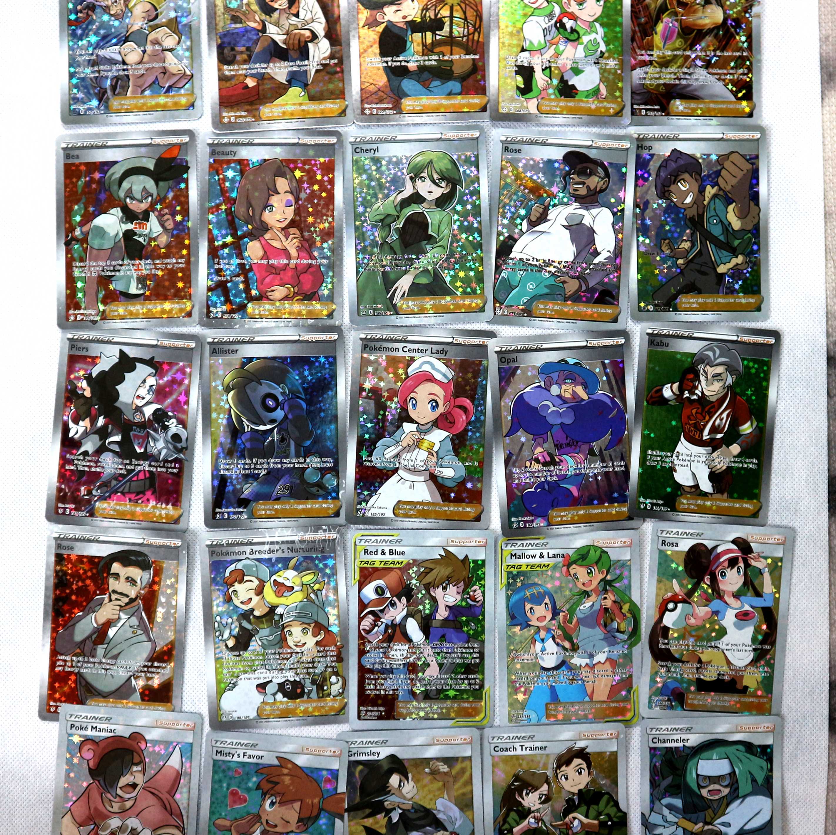 ポケモンカード トレーナーカード 62枚セット マリィ リーリエ 海外