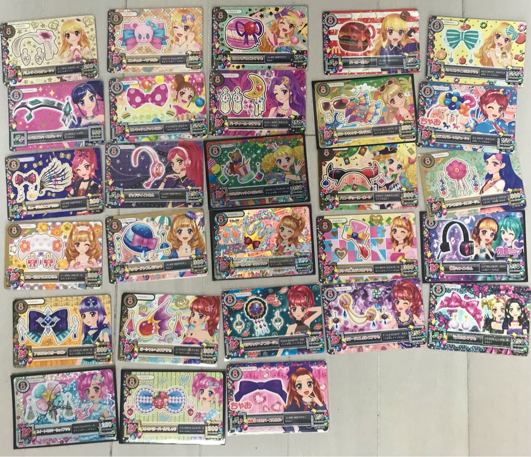 アイカツカード おまけ大量カードまとめ売りPR、R、CP