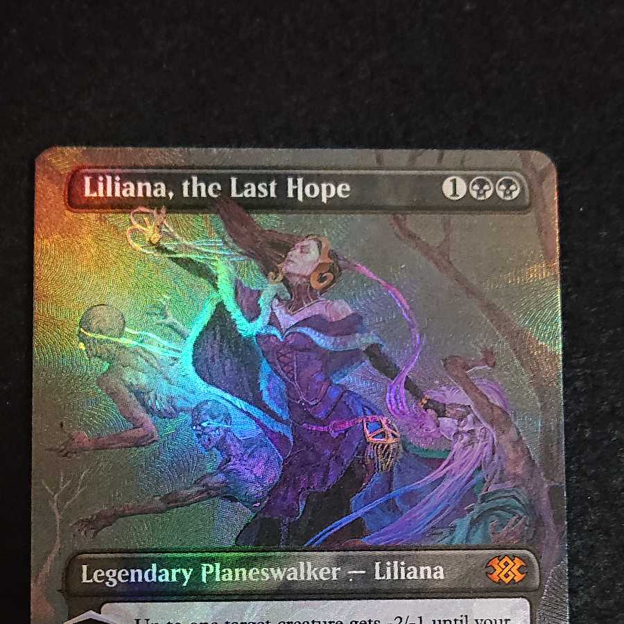 SALE❗️ MTG 最後の望み、リリアナ テクスチャー foil 英語 FOIL)最後