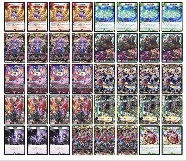 本格構築【モモキングjo退化】デッキ&二重スリーブ デュエルマスターズ