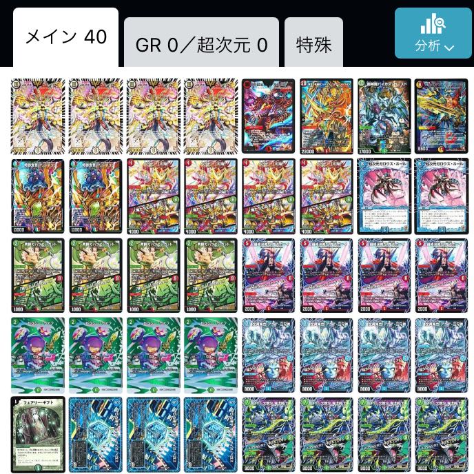 格安構築済デッキ】赤青緑カイザー刃鬼 「必勝」の頂 カイザー「刃鬼